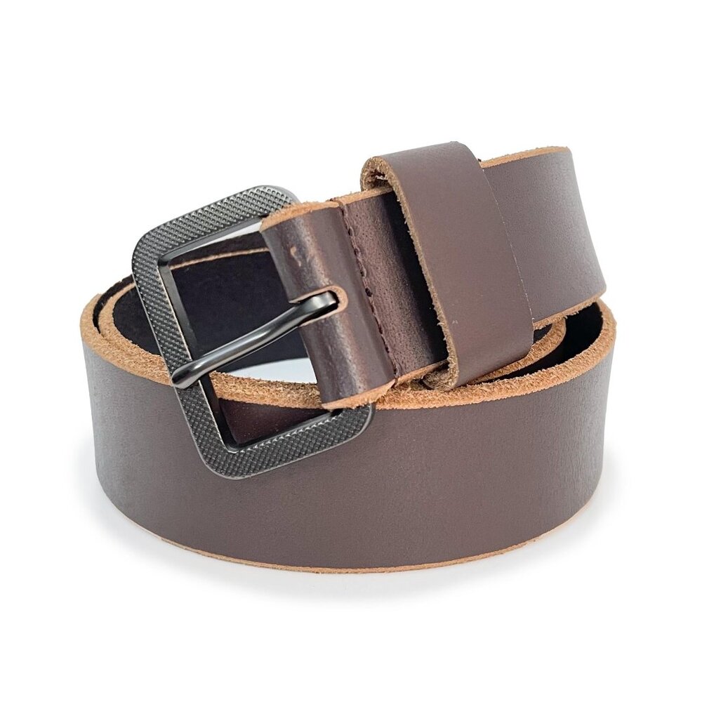 Remo Tulliani Genuine Brown Two Tone Leather Mens Dress Belt Size 34